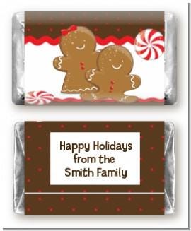Gingerbread Return Address Labels | Holiday Return Address Sticker Labels | Christmas Return Address Labels | (Set of 27)