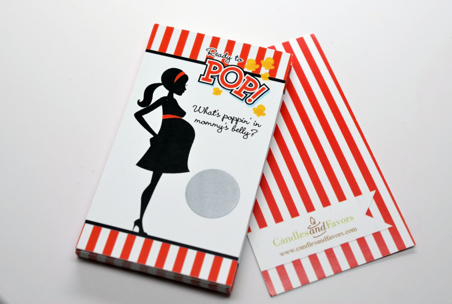 Ready To Pop Baby Shower Scratch Off Game - 20 Card Pack