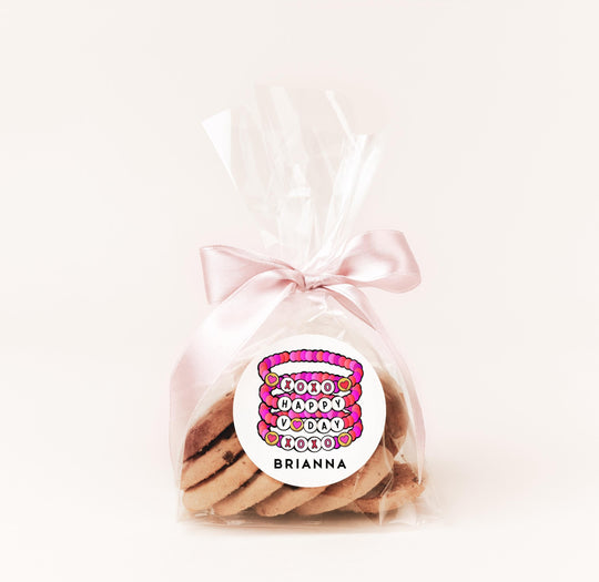 In My Valentine Era Friendship Stickers, Personalized Valentine Round Labels, Classroom Valentines for School, Valentine Treat Bags