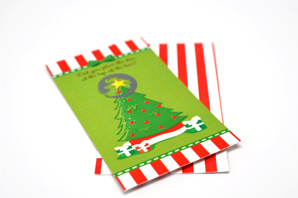 Christmas Tree - Christmas Scratch Off Game Pack - Holiday / Christmas Party Scratch Off Game Cards - Company Parties - 15 Scratch Off Cards