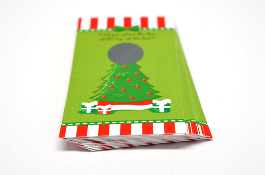 Christmas Tree - Christmas Scratch Off Game Pack - Holiday / Christmas Party Scratch Off Game Cards - Company Parties - 15 Scratch Off Cards