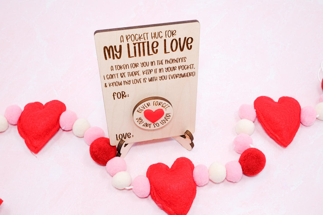 Pocket Hug Valentines Day Gift for Friends, Class Valentines, Valentines Day Card, Valentine's Day Party Favors, School Valentine, Hug Token