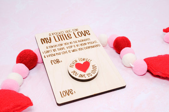 Pocket Hug Valentines Day Gift for Friends, Class Valentines, Valentines Day Card, Valentine's Day Party Favors, School Valentine, Hug Token