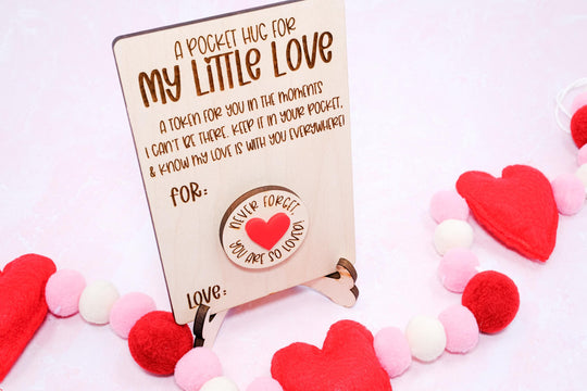 Pocket Hug Valentines Day Gift for Friends, Class Valentines, Valentines Day Card, Valentine's Day Party Favors, School Valentine, Hug Token