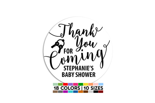 Thank You Stickers Baby Shower Favors, Thank You For Celebrating Baby Shower Stickers, Round Stickers for Favors, Round Candy Labels