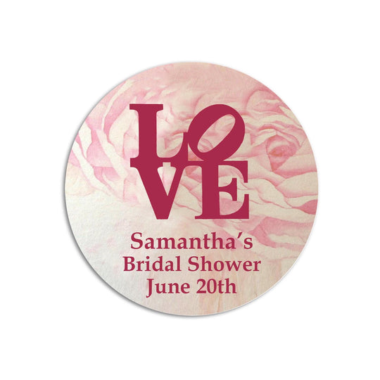 Philadelphia LOVE Bridal Shower Stickers, Philly Thank You Stickers, Wedding Favor Sticker Labels, Personalized Party Favors