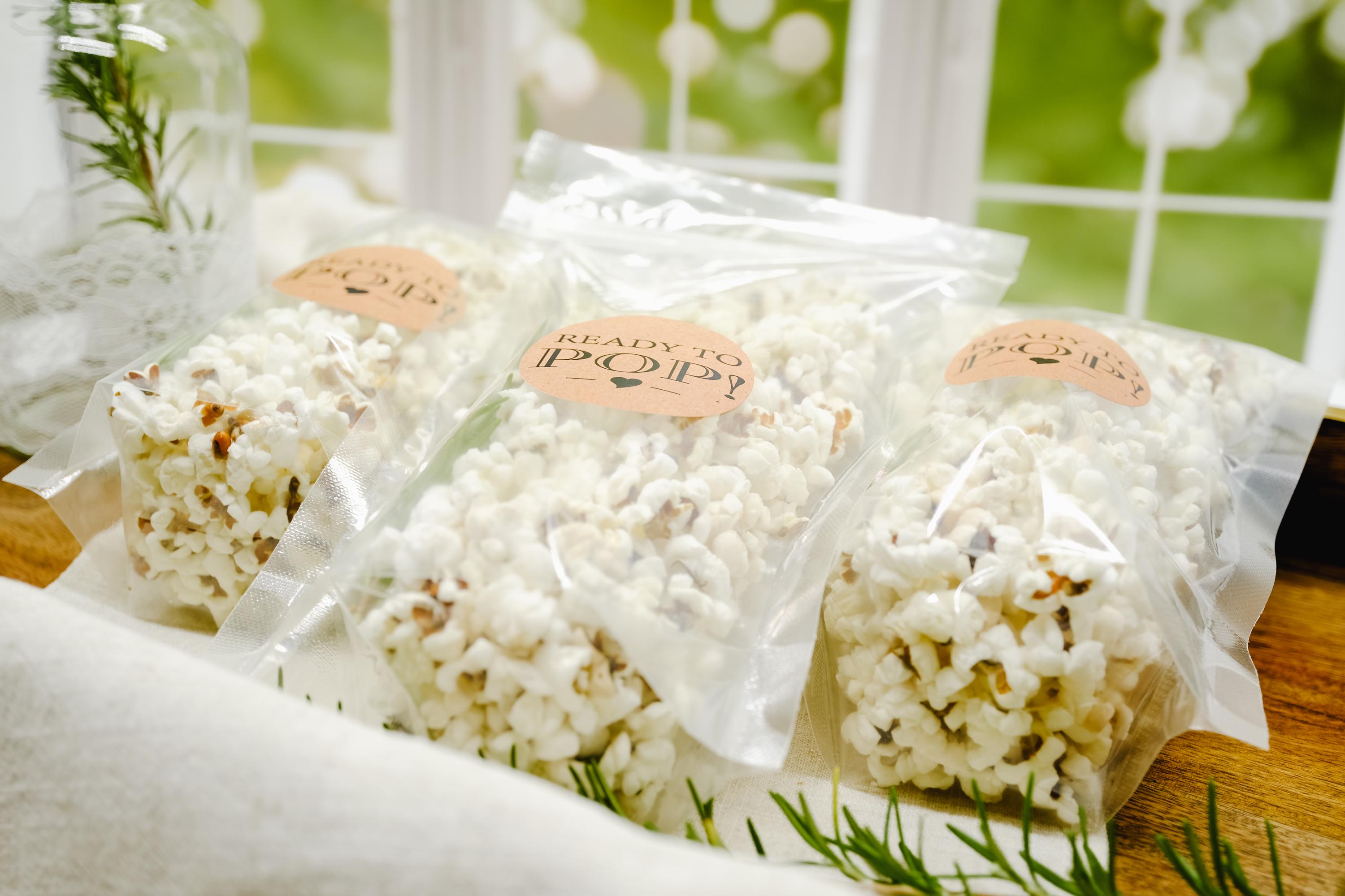 Ready To Pop Baby Shower Kraft Stickers, About To Pop Round Popcorn Labels