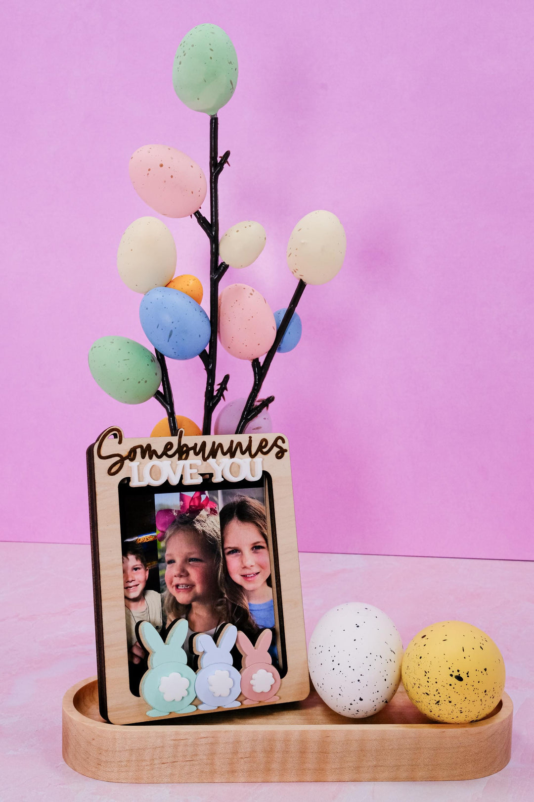 Easter Photo Magnet, Custom Photo Magnet, Some Bunny Loves You Magnet, Easter Magnet, Easter Gift, Picture Magnet, Photo Frame Magnet