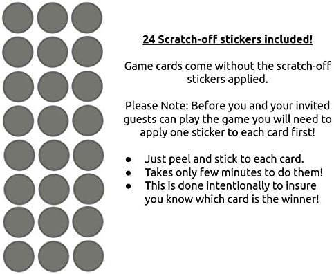 What's In My Diaper® Scratch Off, Cowboy Baby Shower Scratch Off Game, Fun Baby Shower Game Card Ideas, Dirty Diaper Game