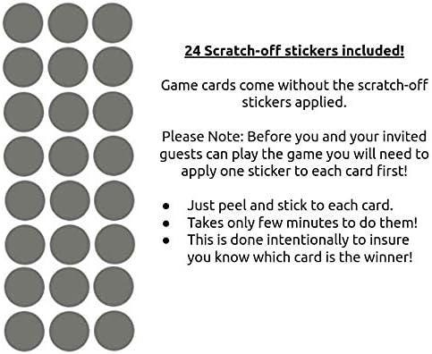 What's In My Diaper® Scratch Off, Cowgirl Baby Shower Scratch Off Game, Fun Baby Shower Game Card Ideas, Dirty Diaper Game