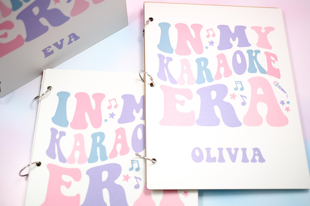 In My Karaoke Era Lyric Book, In My Birthday Era, Custom Birthday Gift, In My Birthday Era Party Favor, Favorite Singer Party Favor