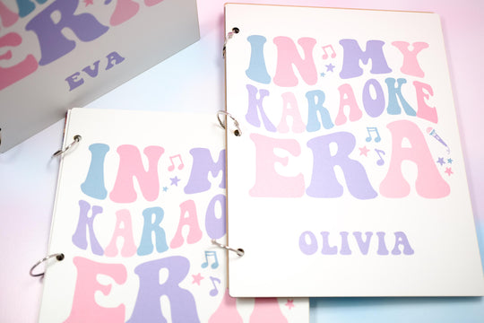 In My Karaoke Era Lyric Book, In My Birthday Era, Custom Birthday Gift, In My Birthday Era Party Favor, Favorite Singer Party Favor