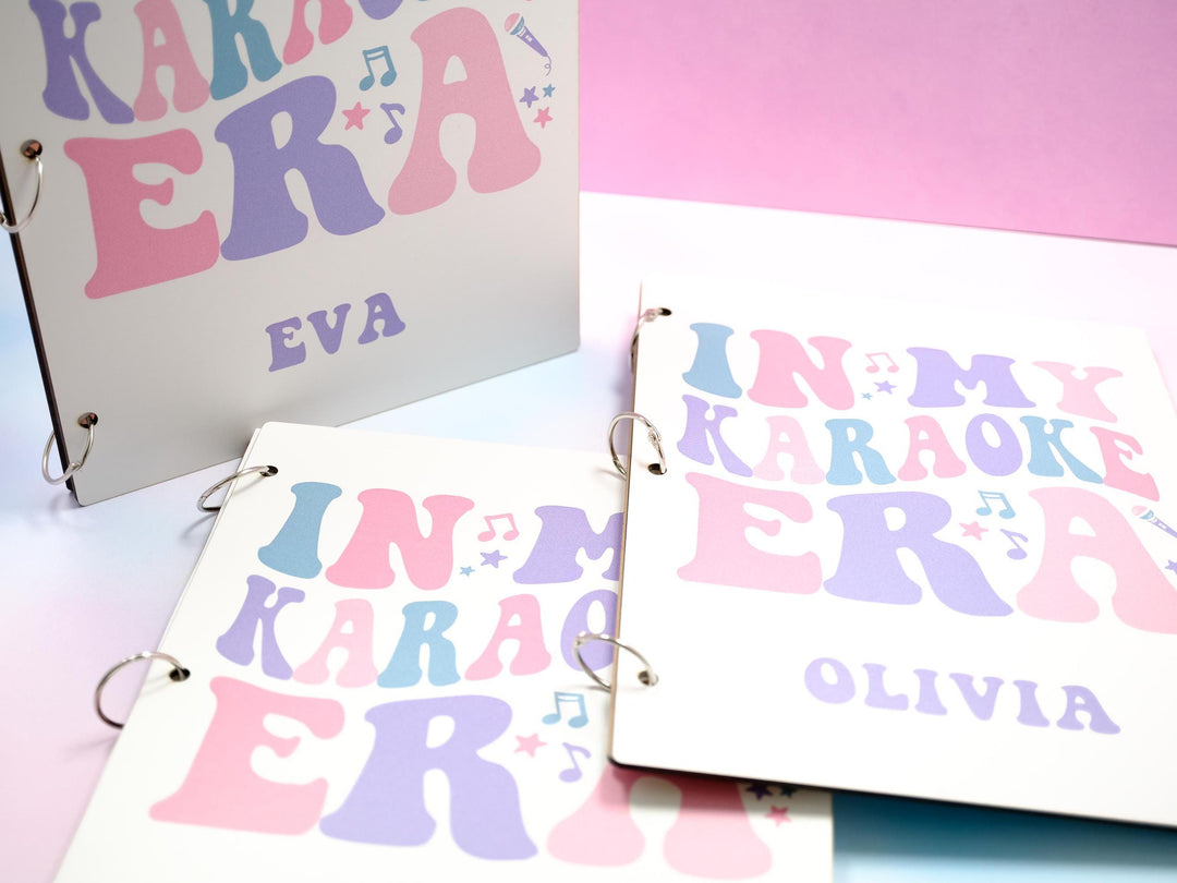 In My Karaoke Era Lyric Book, In My Birthday Era, Custom Birthday Gift, In My Birthday Era Party Favor, Favorite Singer Party Favor