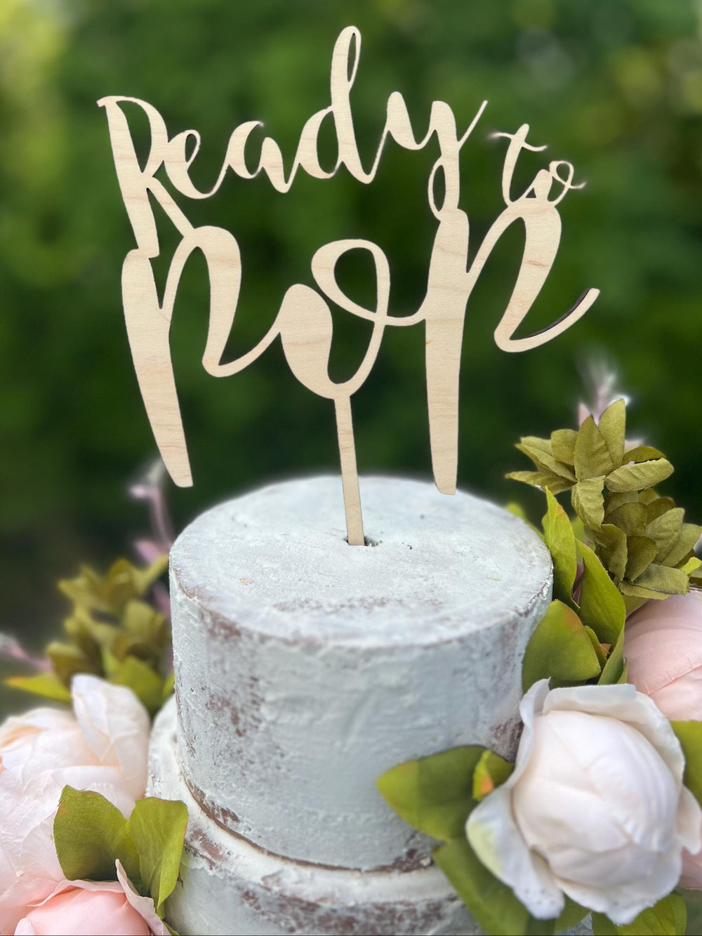 Elegant Ready To Pop Baby Shower Cake Topper | Baby Shower Cake Topper for Girl | Baby Shower Cake Topper for Boy | Maple Plywood Topper
