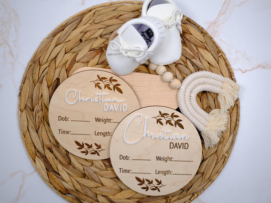 Birth Announcement Sign for hospital, Baby Name Sign for Hospital, Birth Stats Baby Announcement, Newborn Name Wood Sign, Custom Name Plate