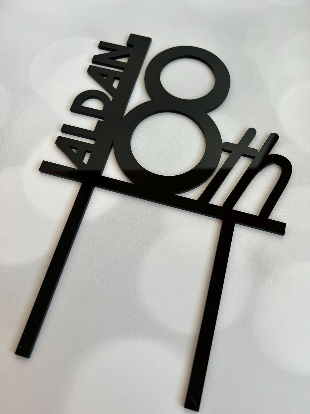 Any Age Birthday Party Cake Toppers | Birthday Party Cake Decorations for Girl | 18th Cake Topper | 21 Cake Topper | 40 Cake Topper