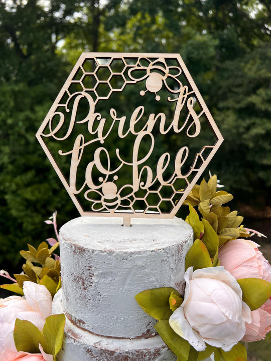 Parents to bee cake topper, Baby Shower Cake Topper, Baby Bee Baby Shower, Bee Birthday Cake Topper, Bee Themed Party Decorations