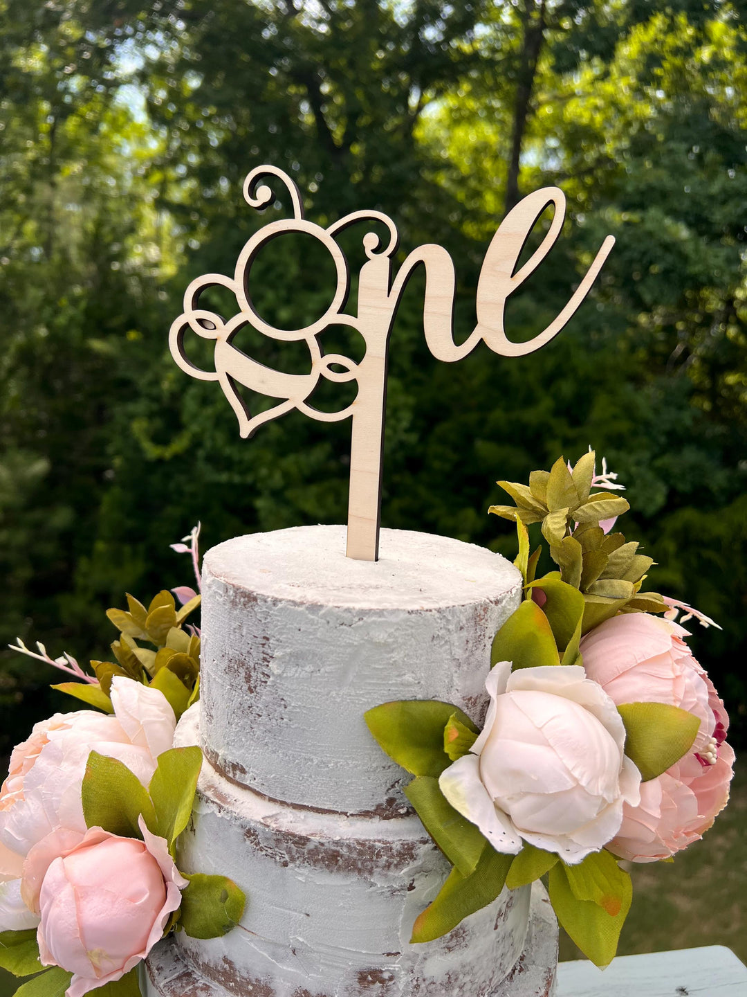 Honeycomb First Birthday Cake Topper |  Honeycomb Cake Decor | Bridal Shower Cake Decor | Bee Wedding Decor | Maple Topper
