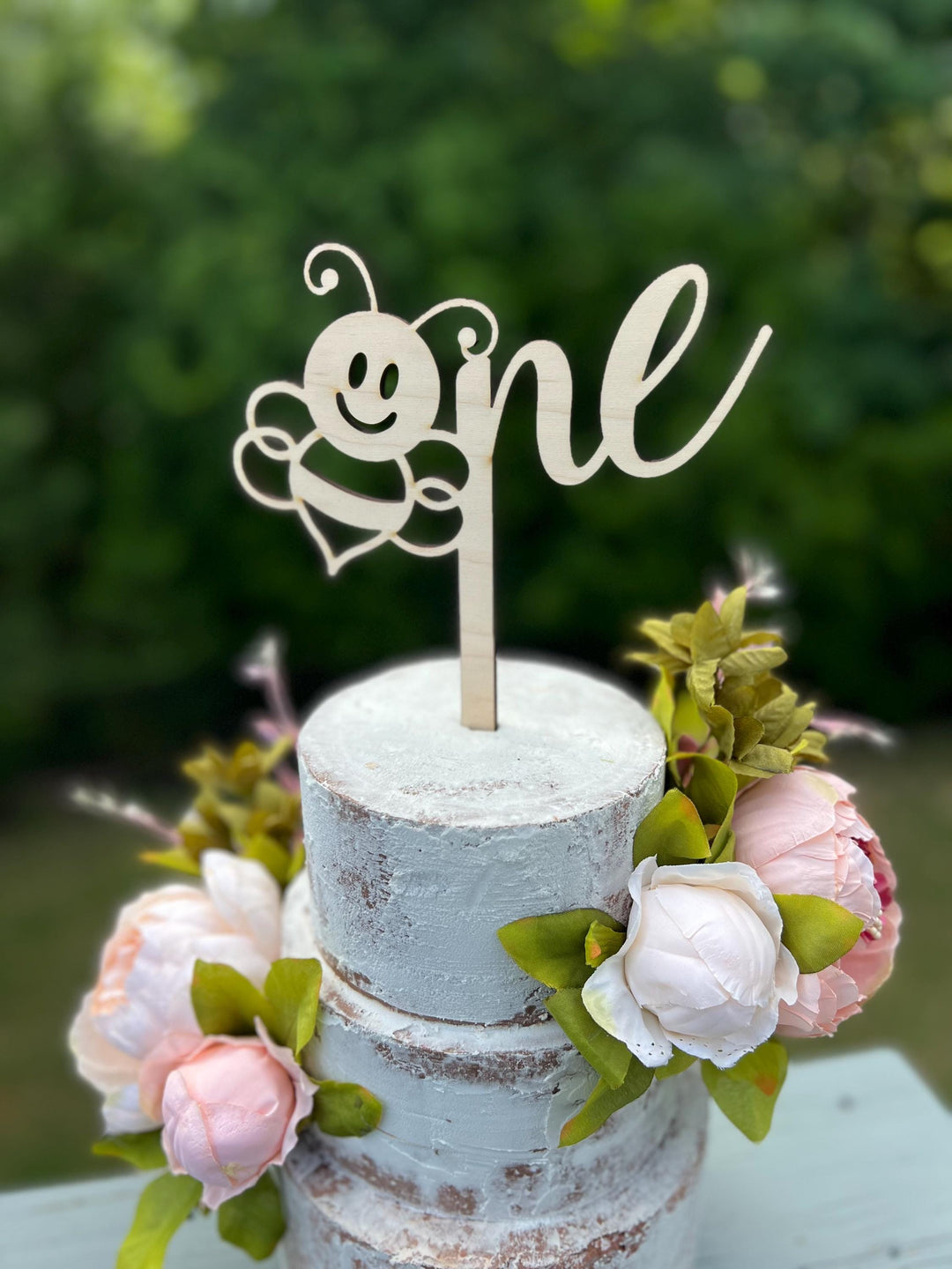 Honeycomb First Birthday Cake Topper |  Honeycomb Cake Decor | Bridal Shower Cake Decor | Bee Wedding Decor | Maple Topper