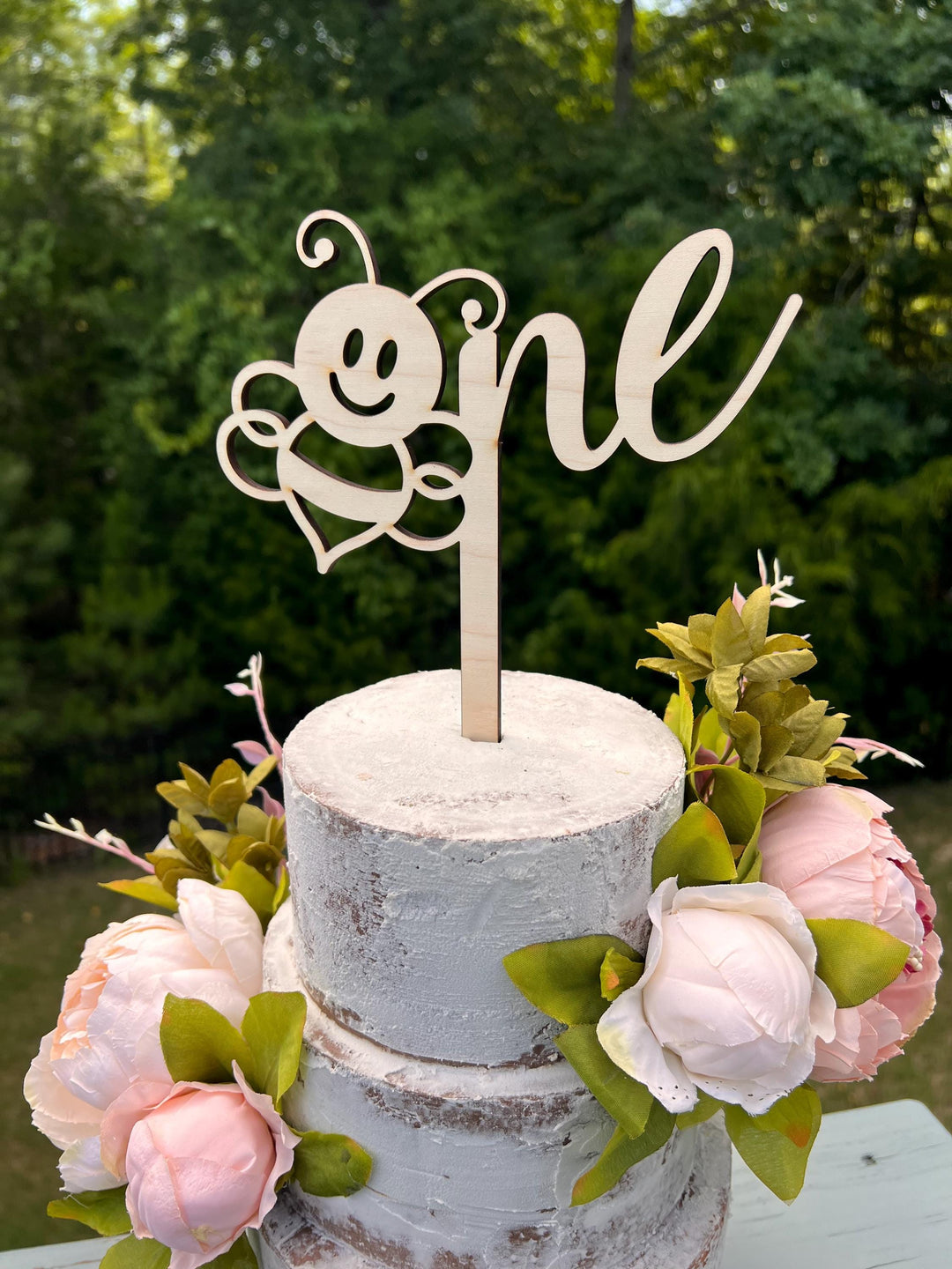 Honeycomb First Birthday Cake Topper |  Honeycomb Cake Decor | Bridal Shower Cake Decor | Bee Wedding Decor | Maple Topper