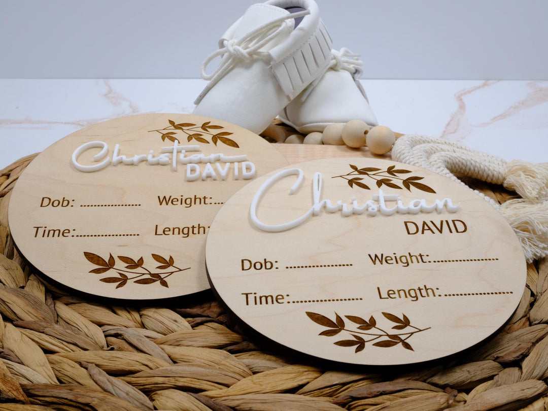 Birth Announcement Sign for hospital, Baby Name Sign for Hospital, Birth Stats Baby Announcement, Newborn Name Wood Sign, Custom Name Plate