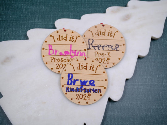 Pre-School Graduation Ornament, Kindergarten Graduation Ornament, Pre-K Graduation Ornament, Keepsake Ornament Gift, End of the year student