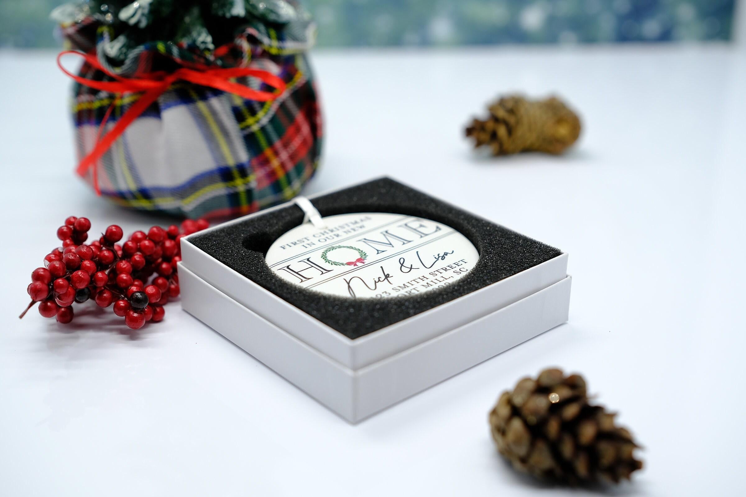 New Home Christmas Ornament, Personalized Our New Home Ornament 2025, Realtor Gift