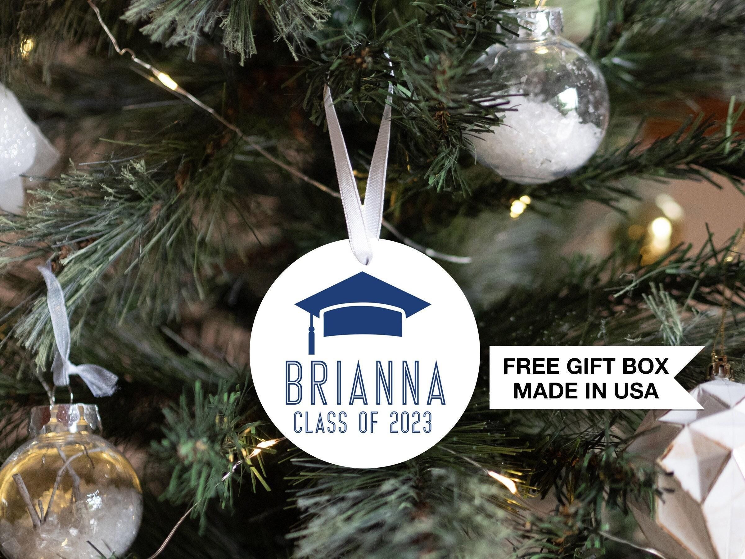 Personalized Graduation Ornament| Class of 2025| Personalized Graduation Christmas Ornament | Graduation Keepsake | Graduation Gift