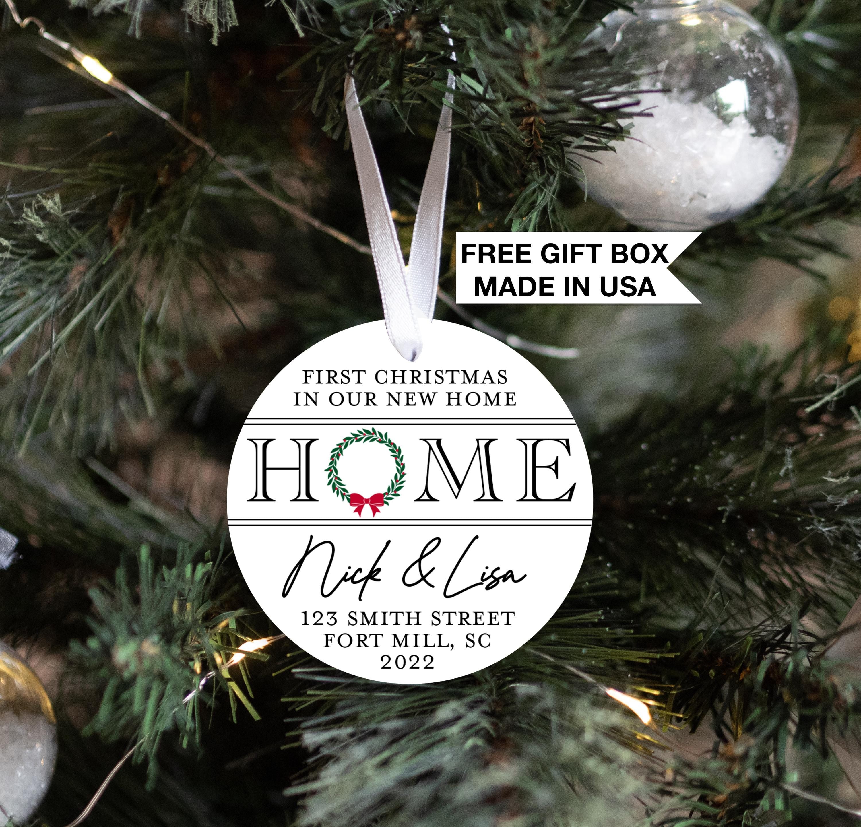 New Home Christmas Ornament 2025, First House Ornament, Realtor Closing Gift