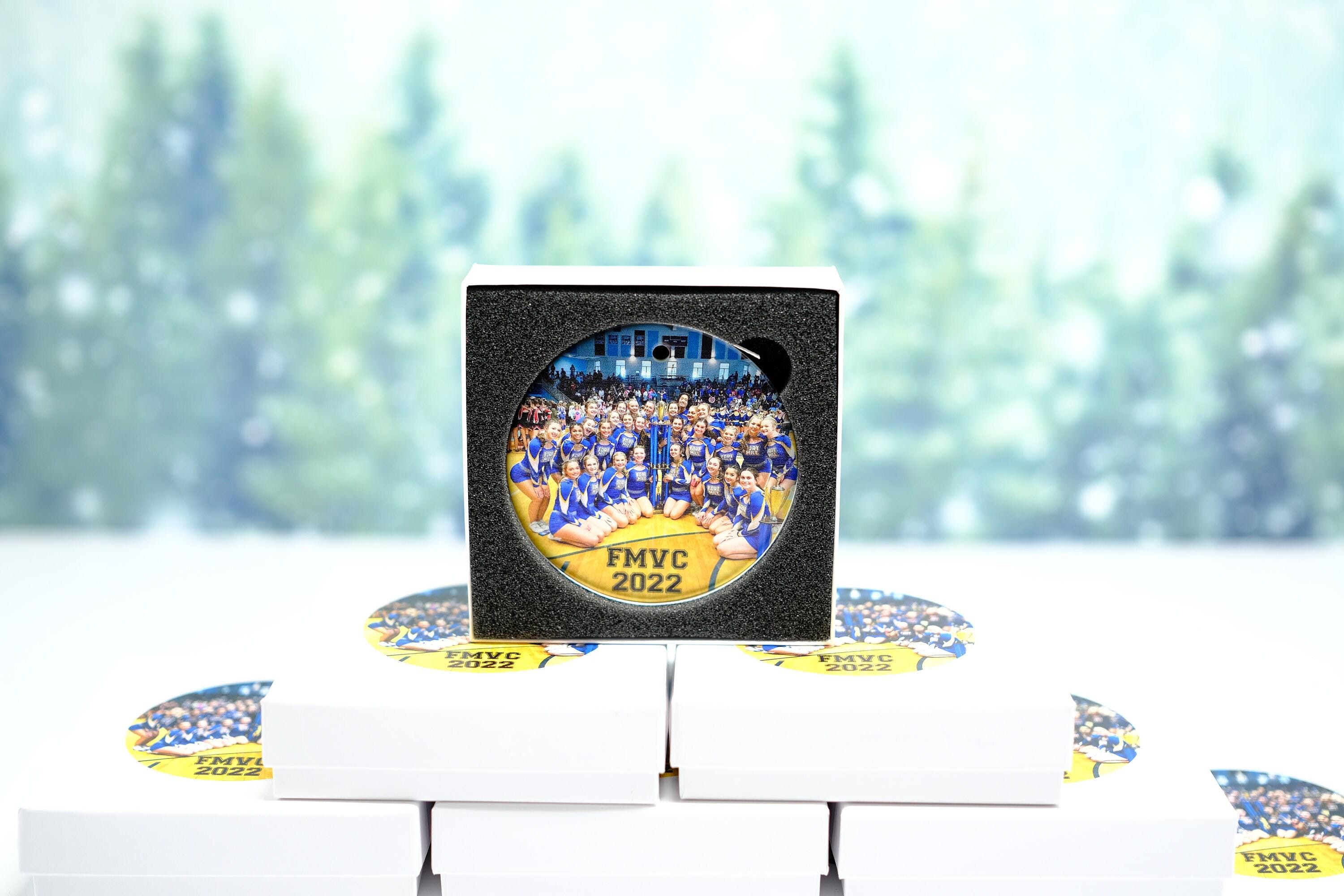 School Sports Team Graduation Ornament, Class of 2025, Personalized Varsity Christmas Ornament