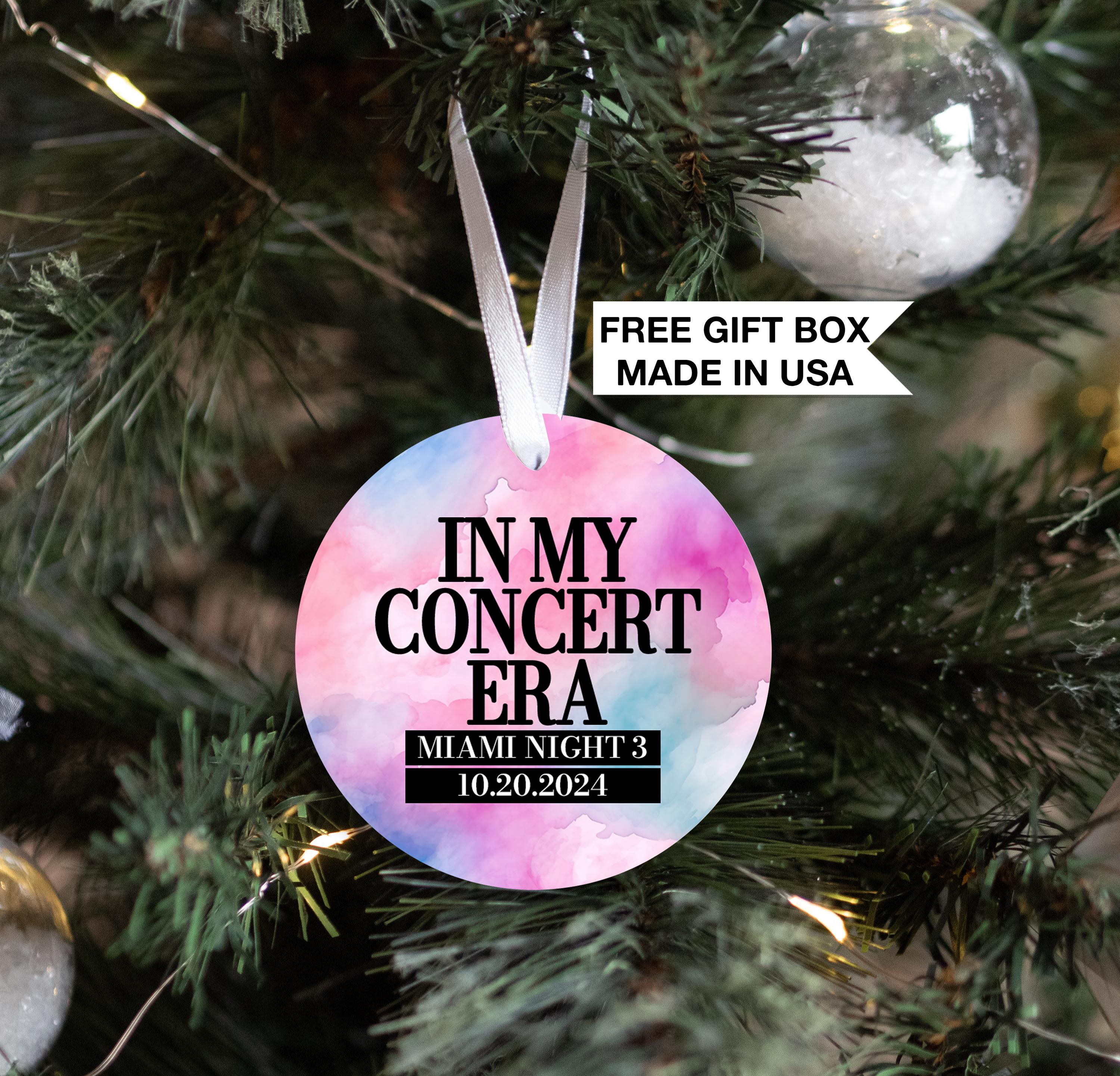 In My Concert Era Ornament 2025, Personalized Best Tour Ornament