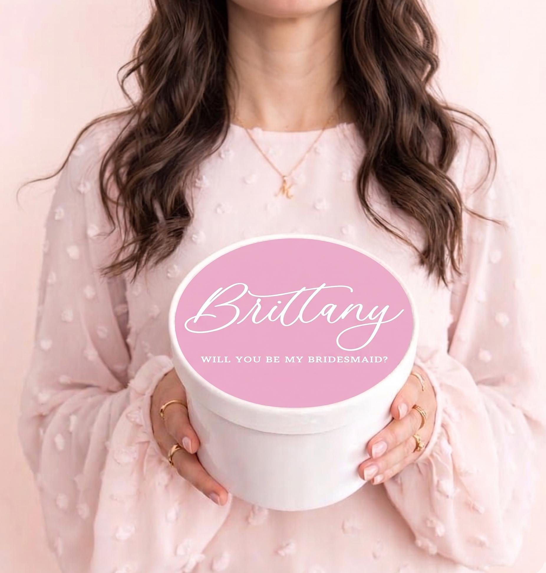 EMPTY Bridesmaid Proposal Box,  DIY Bridesmaid Gift Proposal Box Only,  Will you be my Bridesmaid, Maid of Honor