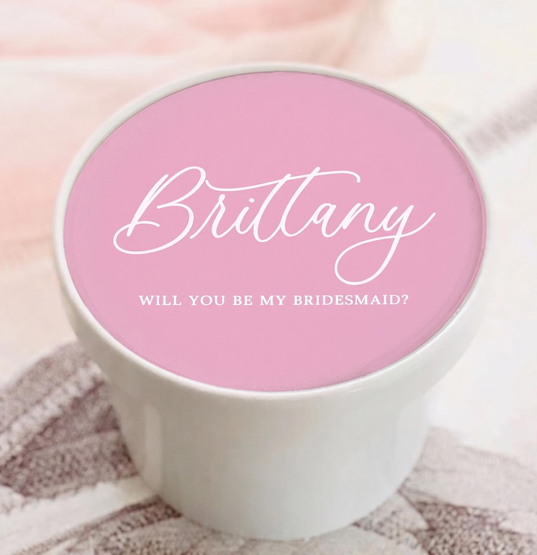 EMPTY Bridesmaid Proposal Box,  DIY Bridesmaid Gift Proposal Box Only,  Will you be my Bridesmaid, Maid of Honor