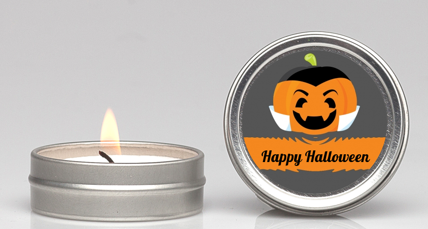 Jack O Lantern Vampire - Halloween Candle Favors