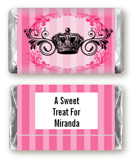 Juicy Couture Inspired - Personalized Birthday Party Mini Candy Bar Wrappers