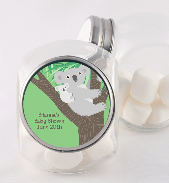 Koala Bear - Personalized Baby Shower Candy Jar