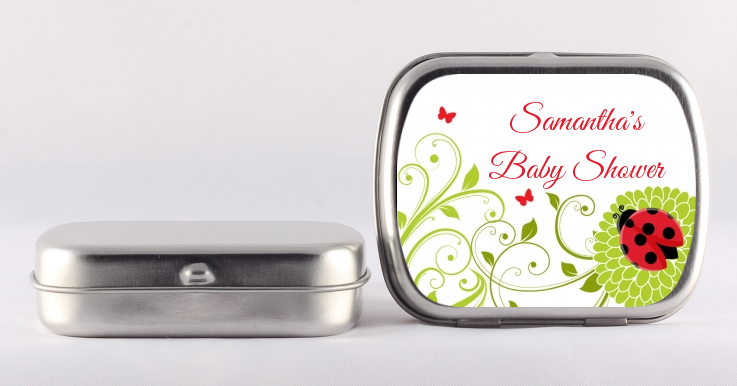 Ladybug - Personalized Baby Shower Mint Tins