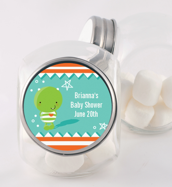Little Monster - Personalized Baby Shower Candy Jar