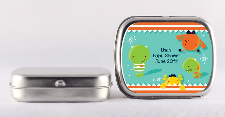 Little Monster - Personalized Baby Shower Mint Tins