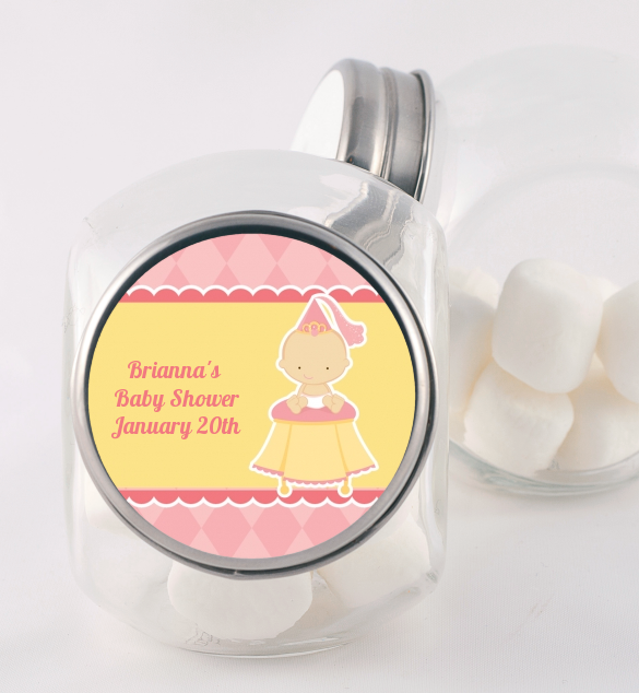 Little Princess - Personalized Baby Shower Candy Jar