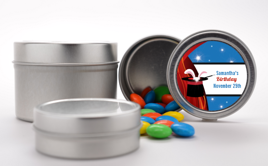 Magic - Custom Birthday Party Favor Tins