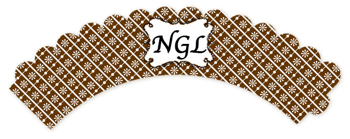 Modern Thatch Brown - Personalized Everyday Party Cupcake Wrappers