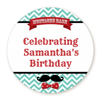 Mustache Bash - Personalized Birthday Party Table Confetti