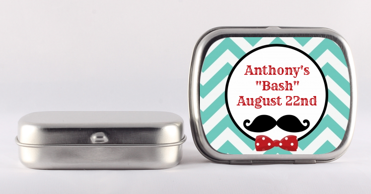 Mustache Bash - Personalized Birthday Party Mint Tins