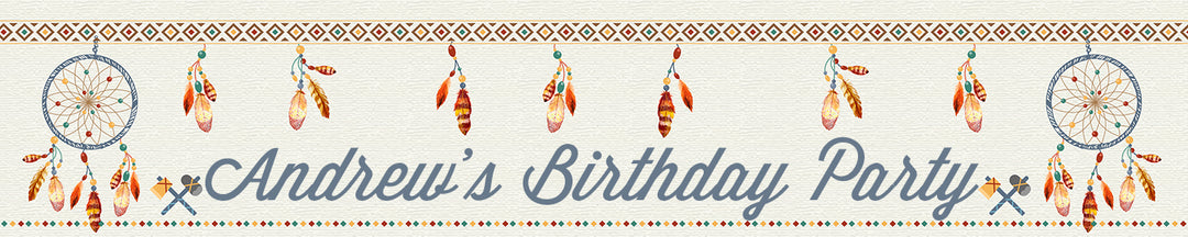 Dream Catcher - Personalized Birthday Party Banners