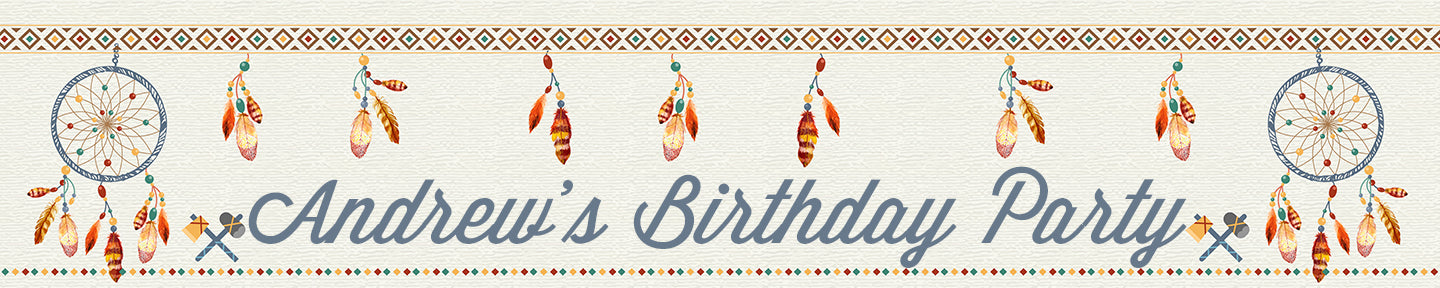 Dream Catcher - Personalized Birthday Party Banners