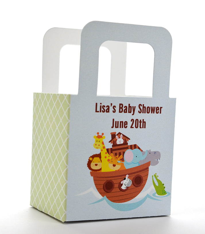 Noah's Ark - Personalized Baby Shower Favor Boxes