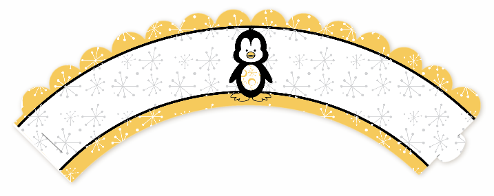 Penguin - Baby Shower Cupcake Wrappers