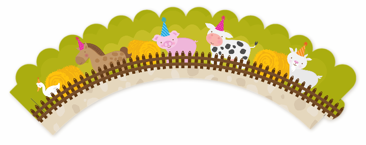 Petting Zoo - Birthday Party Cupcake Wrappers