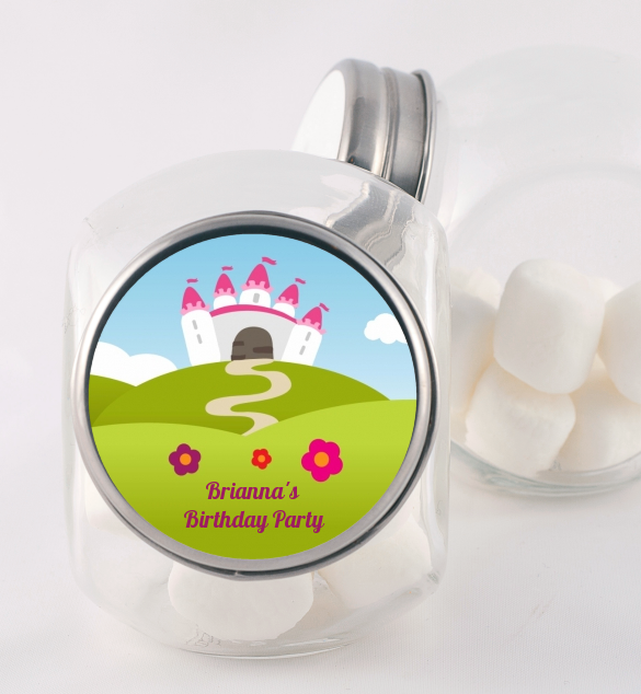 Princess Rolling Hills - Personalized Birthday Party Candy Jar
